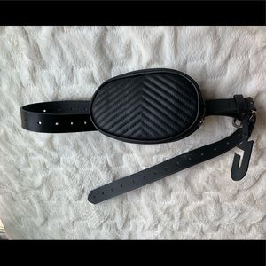 Black Belt Bag Adjustable